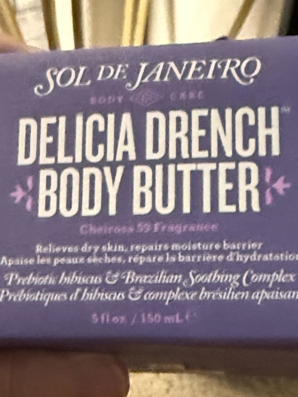 Sol de Janeiro Delicia Drench Body Butter,
5 fl oz.
